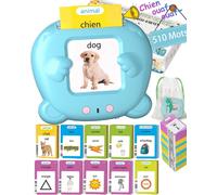 Shiba-510 Mots Carte Parlante Montessori Français, Cartes Éducatives, Jouet Enfant 2 Ans, Jeux Enfants 2 Ans, Jouets Éducatifs, Je[1