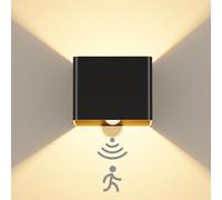 SHIBA-Applique Detecteur de Mouvement, Applique Murale Intérieure 5W, Lampe Murale 3000K Blanc Chaud, Applique Led pour Chambre, C[2