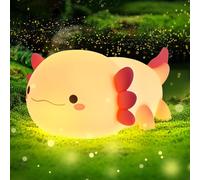 Shiba-Axolotl Veilleuse, Lampe Axolotls, Rechargeable Touch Led Variable Veilleuse Enfants, Lampe De Nuit Silicone Enfants, Cadeau[3
