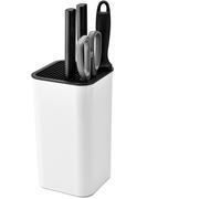 SHIBA-Bloc à Couteaux Universel avec Fentes pour Ciseaux et Tige à affûter - Porte-Couteau pour Un Rangement sûr et économique des[1