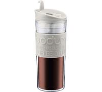 Shiba-Bodum 11101-01s Travel Mug Mug De Voyage Isotherme En Plastique, Couvercle À Clapet, 0.45 L, Clair[386]