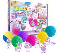 Shiba-Boîte Cadeau Licorne Boîte De 6 Bombes De Bain Pour Enfants Avec Surprise, 6 Boules De Bain Avec Figurines De Licorne En 6[4