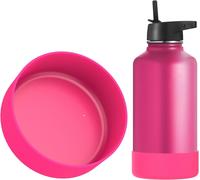 Shiba-Botte De Bouteille D'eau Compatible Avec Iron °Flask À Bouche Large/Bouche Étroite 64 Oz, Protecteur De Manchon Inférieur De[5