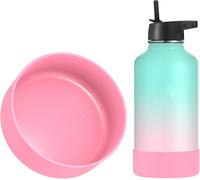 Shiba-Botte De Bouteille D'eau Compatible Avec Iron °Flask À Bouche Large/Bouche Étroite 64 Oz, Protecteur De Manchon Inférieur De[5