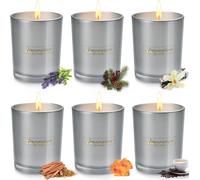 SHIBA-Bougie Parfumées, Coffret Cadeau Femme, idee cadeau chat femme, 6 x 5,6 Oz Durée pour L'aromathérapie Mariage Bath Yoga Cade[9