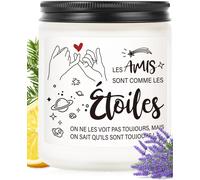 SHIBA-Cadeau Meilleure Amie Femme - Cadeau Femme Anniversaire, Bougie Parfumée Lavande, Cadeau Soeur, Idéal comme Meilleure Amie C[9