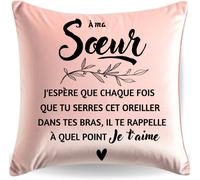 SHIBA-Cadeau pour S?ur-Housse de Coussin personnalisé Femme-Idée Cadeau Femme-Cadeau De Noël S?ur-Cadeau Femme-Cadeau Anniversaire[2