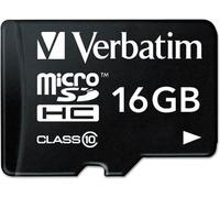 SHIBA-Carte mémoire microSDHC Premium 16 Go noire avec adaptateur - pour capture vidéo en full HD - résiste à l'eau & aux chocs - [1