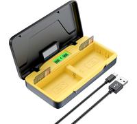 SHIBA-Chargeur Rapide de Stockage Double 20W pour Batteries LP-E6/LP-E6N/LP-E6NH, Compatible avec Canon EOS 5D, 5D Mark II, 6D, 6D[2