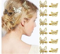 Shiba-Chuangou 12 Pieces Pinces À Cheveux Papillonpince Papillonpour Cheveux Fins Et Épais Accessoires De Coiffage.[2796]