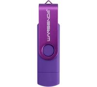 SHIBA-Clé USB 32Go USB 2.0 Wansenda OTG USB Flash Drive pour appareils Android/PC/Mac (32Go, Pourpre)[1124]