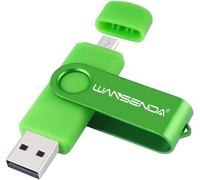 SHIBA-Clé USB 32Go USB 2.0 Wansenda OTG USB Flash Drive pour appareils Android/PC/Mac (32Go, Vert)[1126]