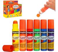 Shiba-Cleopatre ¿ Lot De 6 P¿Tits Tampons De Peinture Gouache 50ml, Marqueurs À Point Pour Enfant, Dot Marker ¿ Loisirs Créatifs[142