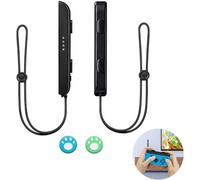 Shiba-Dragonne Switch, Manette Switch, Paire De Dragonnes Pour Manette Avec 2 Capuchons De Joystick, Accessoire De Remplacement Ré[2