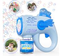 Shiba-Einhorn Dinosaurier Led Seifenblasenmaschine Kinder Seifenblasenpistole + 200ml Seifenblasen Flüssigkeit, Seifenblasen Pisto[5