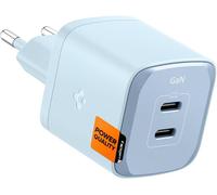 SHIBA-GaN III 452 Total 45W 2 Ports Double USB C Chargeur Mural PD PPS Bloc de Charge Adaptateur Compatible avec iPhone 14 Plus Pr[1