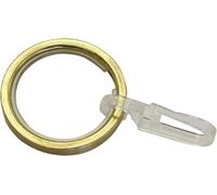 SHIBA-GARDINIA Anneau pour Tringle à Rideau de 20 mm de Diamètre, Insert Coulissant et Crochet Pliant Inclus, 6 Pièces, Série Chic[7