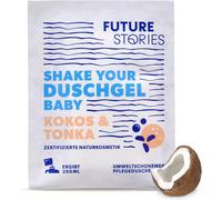 Shiba-Gel Douche En Poudre - Beurre De Cacao Bio Et Aloe Vera - Végétalien - 1 Sachet (1 X 20 G) Donne 260 Ml - Parfum Coco Et Ton[8