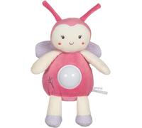 Shiba-Gipsy Toys \U2013 Coccinelle \U2013 Veilleuse \U2013 Peluche - Gamme « Bamboo » - 26 Cm S/Carte \U2013 Rose Et Grise \U2013 [1