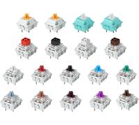 SHIBA-Glorious Gaming Sample Pack de 18 switches de clavier - 6 Gateron 8 Kailh 4 switches Glorious, 4 types d¿amortisseurs de[9