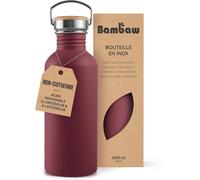 Shiba-Gourde Inox 1l, Gourde D`Eau Rouge, Gourde De Sport Non-Isotherme, Gourde Metal 1 Litre, Gourde Acier 1l, Gourde Randonnée \[9