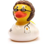 Shiba-I Canard De Bain Femme Médecine Brune I Canard De Bain I Canard De Bain I L : 8 Cm I Avec Porte-Clés Canard De Bain En Kit[964