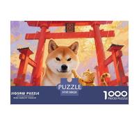 Shiba Inu 1000 Pièces Jigsaw Puzzle Animal de Compagnie Chien À Partir De 14 Ans Détente Jeu Éduchatif Défi Activité Créative 38x26cm/1000pcs