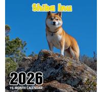 Shiba Inu 2026 Calendar: Foxlike expressions and playful charm
