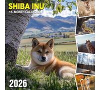 Shiba Inu 2026 Calendar: Foxlike expressions and playful charm