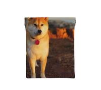 Shiba Inu Animaux Chiens Coucher de Soleil Bokeh Shiba Inu, Sac de Rangement pour Femmes, Portefeuille supérieur à Presser, Petit Porte-Monnaie, Pochette de Changement