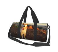 Shiba Inu Animaux Chiens Coucher de Soleil Bokeh Shiba Inu, Sac de Voyage de Grande capacité, Sac à Main Rond, Sac de Voyage de Sport, fourre-Tout, Sac de Fitness