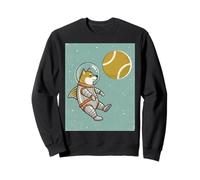 Shiba Inu Astronaute Balle de Tennis rétro pour Chien Sweatshirt