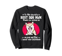 Shiba Inu Best Dog Mom Dogs Lovers Funny Mothers Day Sweatshirt