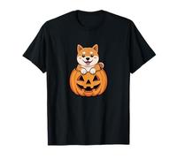 Shiba Inu Citrouille d'halloween Chien Mignon T-Shirt