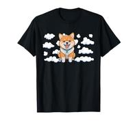 Shiba Inu dans Les Nuages - Chien Mignon et Ciel Moelleux Art T-Shirt