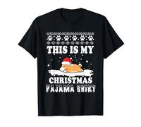 Shiba Inu Dog This is My Christmas Pajama Ugly Sweater Xmas T-Shirt