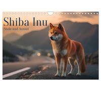 Shiba Inu - Fierté et grâce, Version française (Calendrier mural 2026 DIN A4 portrait), Calendrier CALVENDO mensuel