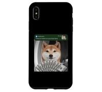 Shiba Inu, il y a du Mouvement à Votre Porte d'entrée, Chien Japonais Coque pour iPhone XS Max
