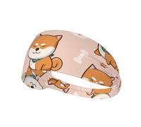 Shiba Inu Mignon et Kawaii,Bandeau de Sport Unisexe, Bandeau élastique Multi-usages pour Cheveux
