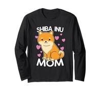 Shiba Inu Mom pour la fête des mères Manche Longue