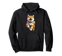 Shiba Inu, Motif de Saut pour Les Amoureux des Chiens, Mignon et drôle Sweat à Capuche