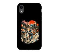 Shiba Inu Scooter Rue Japonaise Ukiyo E Voyage Coque pour iPhone XR