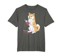 Shiba Inu Tricot Crochet Chien Propriétaire Chiot Shibas T-Shirt