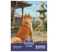 Shiba Inu1000 Pièces PuzzleChien Contes Magiques, Adultes/Enfants, Puzzle Qualité Supérieure, Fantaisie, Décoration, Cadeau 38x26cm/1000pcs