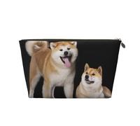 Shiba InuAkita Inu, Trousse de Maquillage Trousse à cosmétiques Trousse de Toilette de Voyage Portable Pochette de Toilette