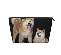 Shiba InuAkita Inu, Trousse de Toilette Trousse de Maquillage Sac à cosmétiques Trousse de Toilette de Voyage Portable
