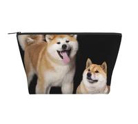 Shiba InuAkita Inu, Trousse de Toilette Trousse de Maquillage Sac à cosmétiques Trousse de Toilette de Voyage Portable