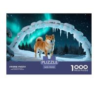 Shiba InuPuzzle 1000 Pièces Chien Adultes Et Enfants, Puzzle De Qualité Supérieure, Jeu Éducatif, Peinture Art 70x50cm/1000pcs