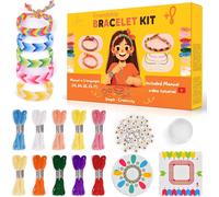 Shiba-Kit Bracelet Bresilien Cadeau Fille 8 Ans 9 Ans 10 Ans Kits De Loisirs Créatifs Activité Manuelle Enfant Machine Bracelet Br[1