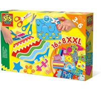 Shiba- Kit J`Apprends À Découper Xxl Ciseaux Sécurité Et Métal 16 Feuilles Découpage 8 Feuilles Xxl Activité Éducative Et[1